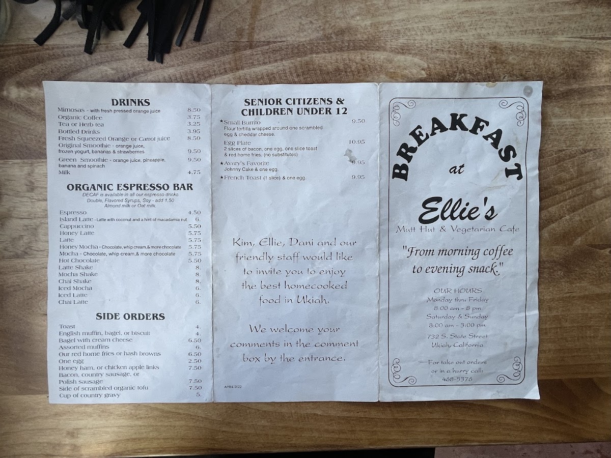 Ellie's Mutt Hut Menu - Image 3